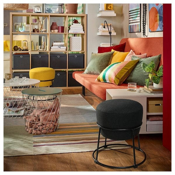 Ikea EMMISLÖV - Ottoman, Vissle dark grey
