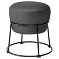 EMMISLÖV pouffe, Vissle dark grey, 42 cm