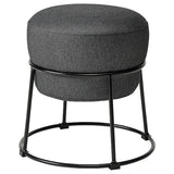 EMMISLÖV pouffe, Vissle dark grey, 42 cm