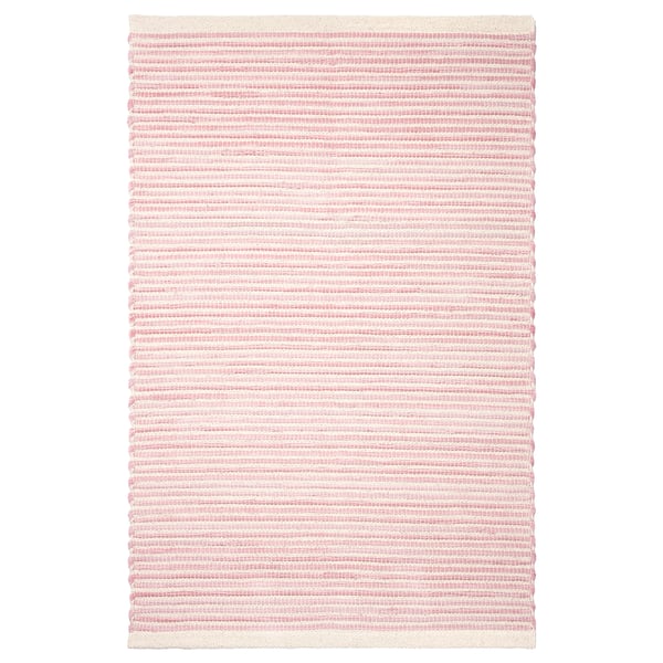 ENERGIKÄLLA rug, flatwoven, light pink, 60x90 cm