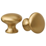 ENERYDA knob, brass-colour, 27 mm, 2 pack