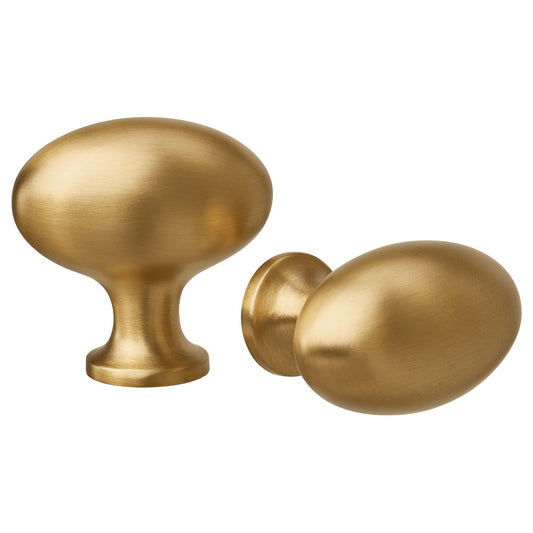 ENERYDA knob, brass-colour, 5 mm, 2 pack