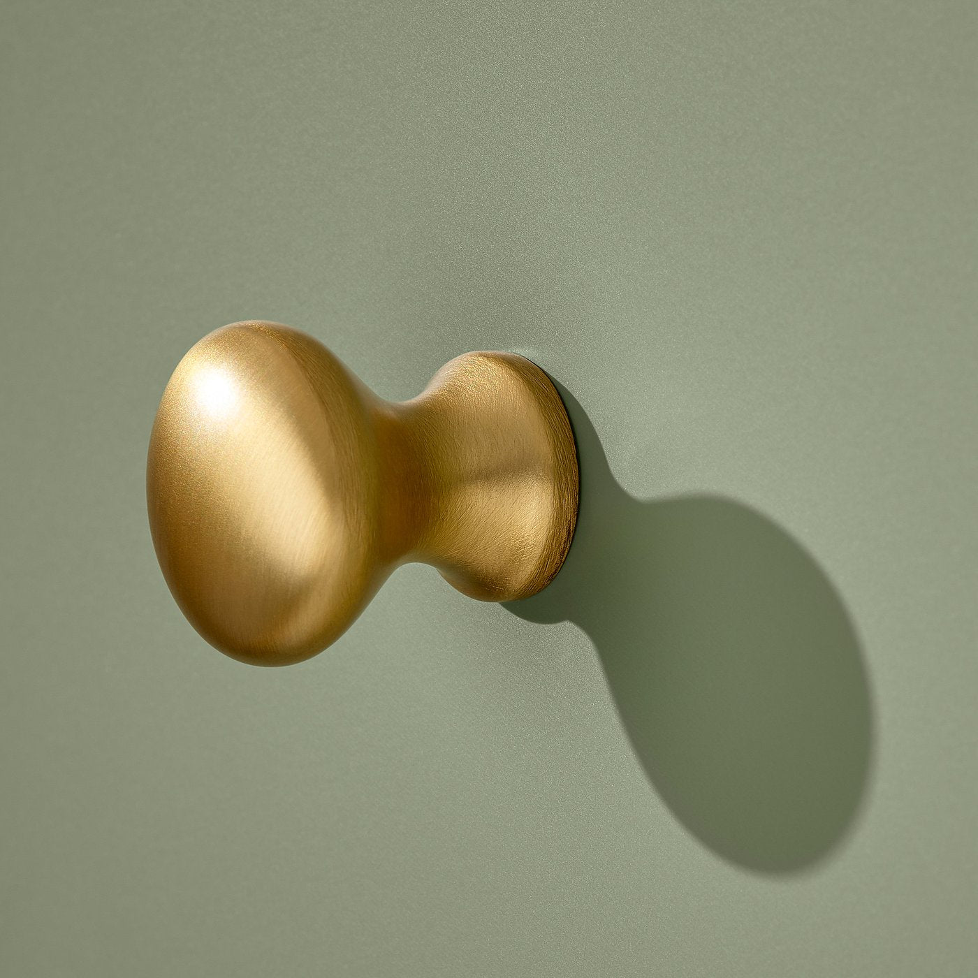 ENERYDA knob, brass-colour, 5 mm, 2 pack