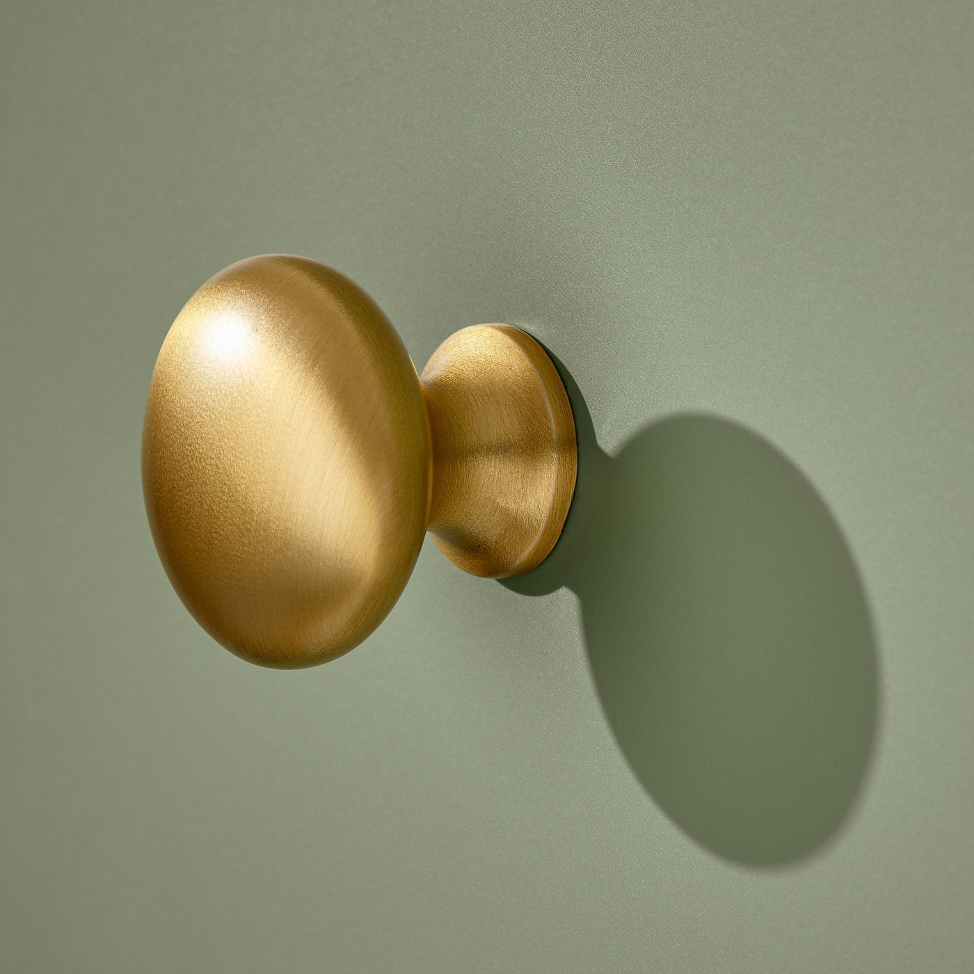 ENERYDA knob, brass-colour, 27 mm, 2 pack