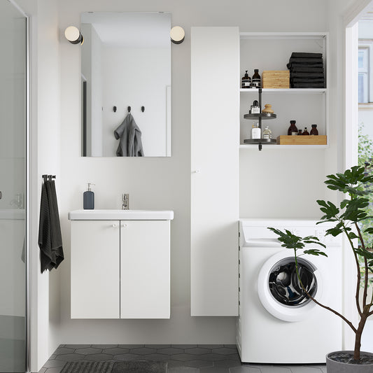 ENHET bathroom, white, 64x43x65 cm