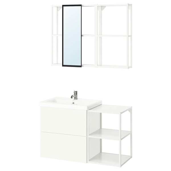 ENHET bathroom, white, 102x43x65 cm