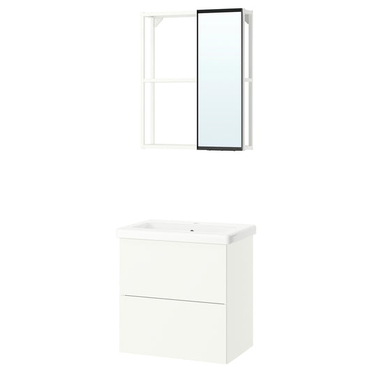 ENHET bathroom, white, 64x43x65 cm