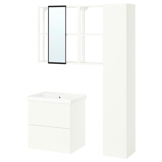 ENHET bathroom, white, 64x43x65 cm