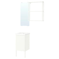 ENHET bathroom, white, 44x43x87 cm