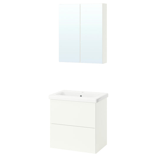 ENHET bathroom, white, 64x43x65 cm