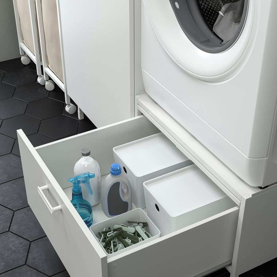 ENHET pedestal for washer/dryer, white, 60x62x45 cm
