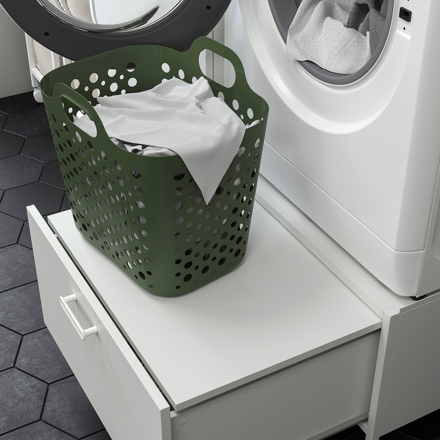 ENHET pedestal for washer/dryer, white, 60x62x45 cm
