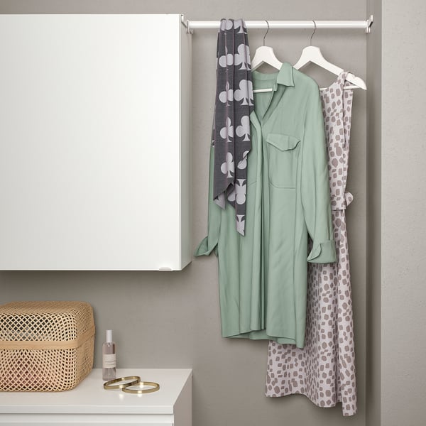 ENHET - ENHET Extendable rail, white, 60-100 cm