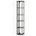 ENHET storage combination, anthracite/white, 60x32x180 cm