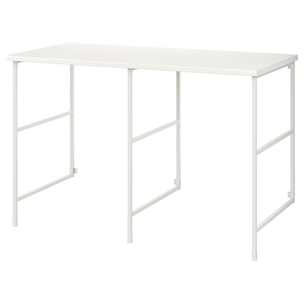 ENHET storage combination, white/white laminate, 139x63.5x87.5 cm