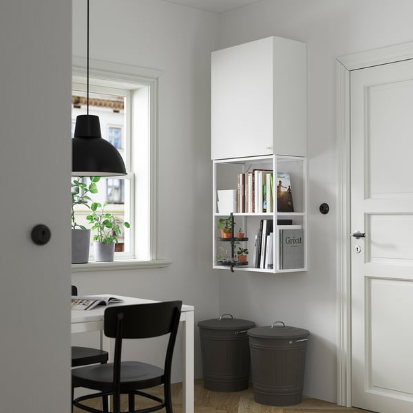 ENHET storage combination, white, 60x32x150 cm