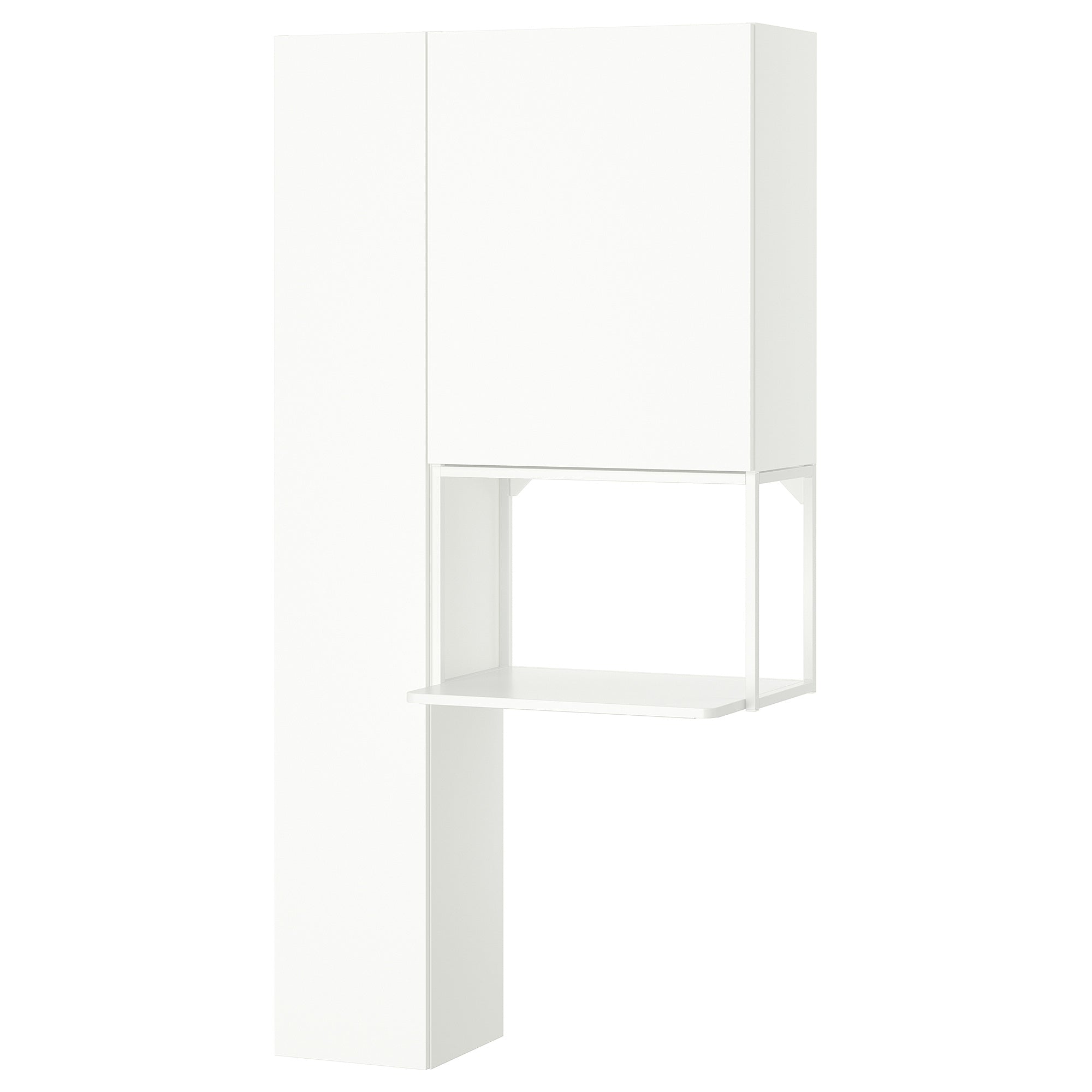 ENHET storage combination, white, 90x32x180 cm