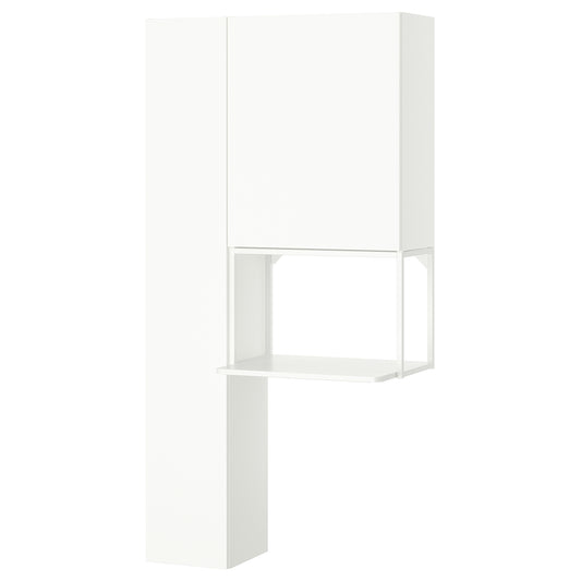 ENHET storage combination, white, 90x32x180 cm