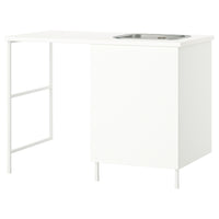 ENHET storage combination, white, 139x63.5x90.5 cm