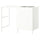 ENHET storage combination, white, 139x63.5x90.5 cm