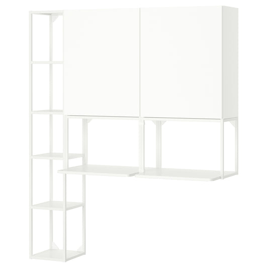 ENHET storage combination, white, 150x45x180 cm