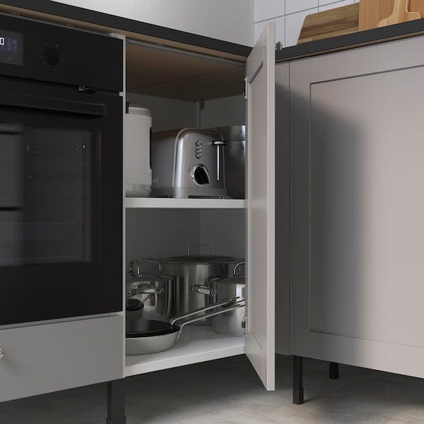 Ikea ENHET Corner kitchen - anthracite/frame grey ,