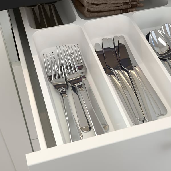 ENHET Kitchen - anthracite/white frame 203x63.5x222 cm , 203x63.5x222 cm
