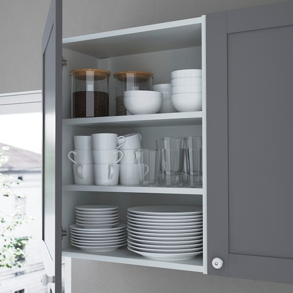 Ikea ENHET Kitchen - white/grey frame 323x63.5x241 cm , 323x63.5x241 cm
