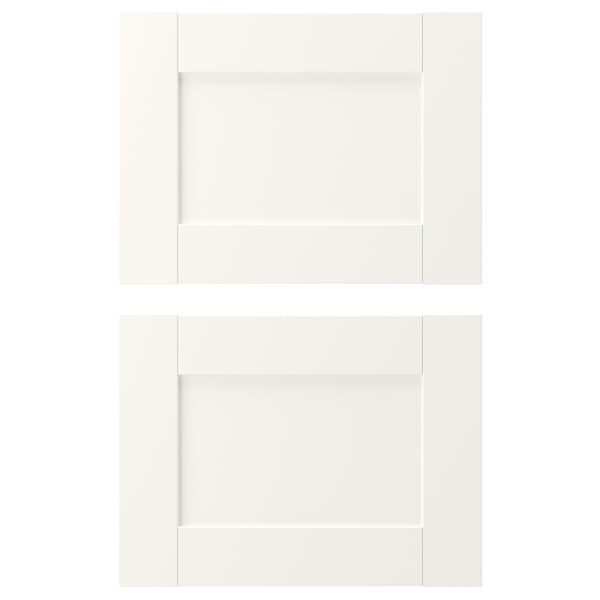 ENHET drawer front, white frame