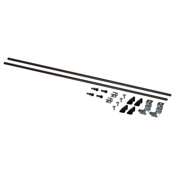 ENHET assembly kit for kitchen island, anthracite, 60 cm, 2 pack