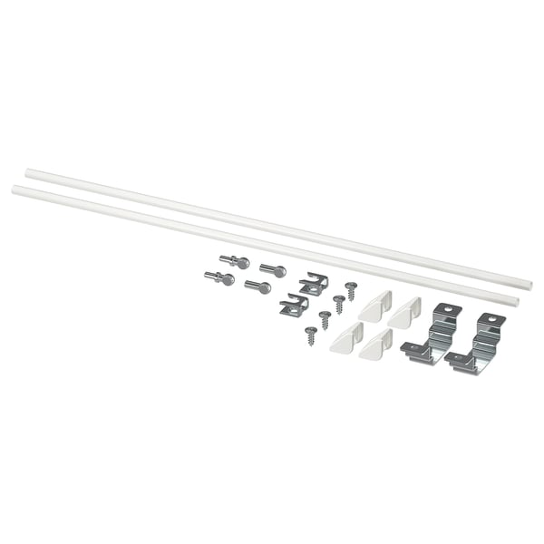 ENHET assembly kit for kitchen island, white, 40 cm, 2 pack