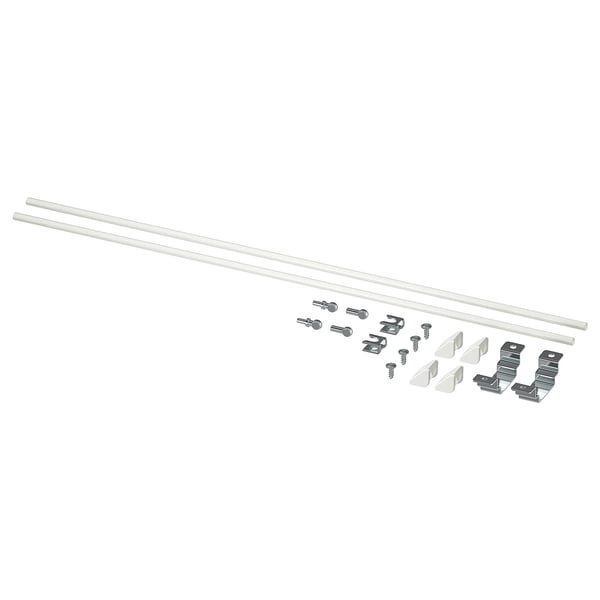 ENHET assembly kit for kitchen island, white, 60 cm, 2 pack