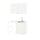 ENHET - Laundry, white/white frame,139x63.5x87.5 cm