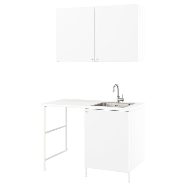 ENHET laundry, white, 139x63.5x87.5 cm