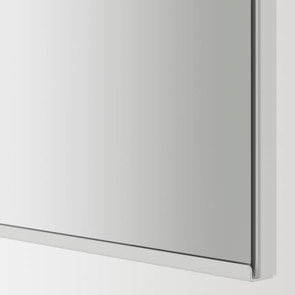 ENHET - Mirror cabinet with 1 door, white, 40x32x75 cm
