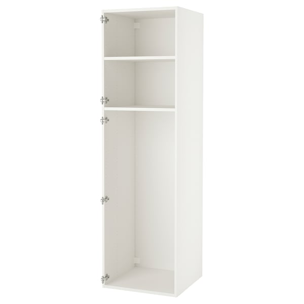 ENHET high cabinet with 2 shelves, white, 60x210 cm