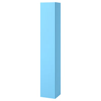 ENHET high cabinet with door, light blue, 30x32x180 cm