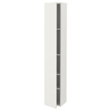 ENHET high cabinet with door, white, 30x32x180 cm