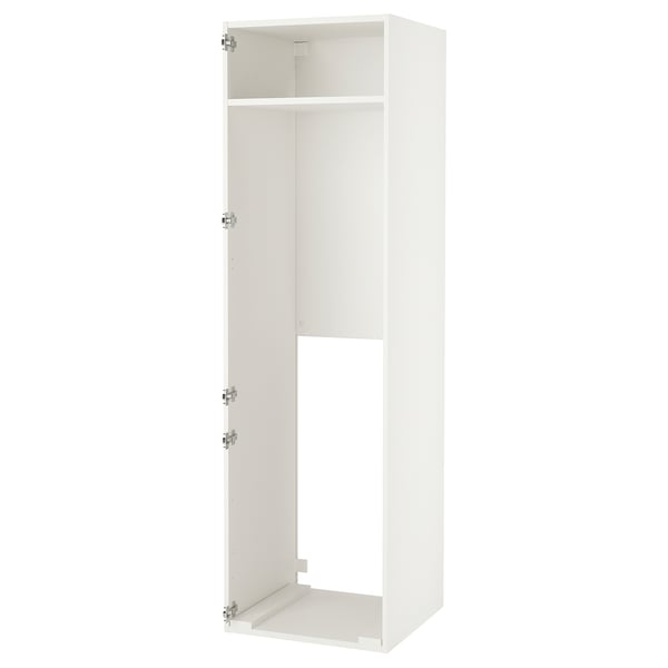 ENHET - ENHET High cabinet for fridge/freezer, white, 60x60x210 cm