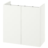 ENHET wash-stand with doors, white, 60x32x60 cm