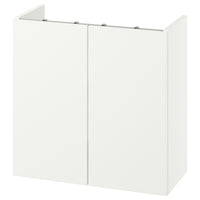ENHET wash-stand with doors, white, 60x32x60 cm