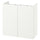 ENHET wash-stand with doors, white, 60x32x60 cm