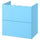 ENHET wash-stand with drawers, light blue, 60x42x60 cm
