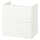 ENHET wash-stand with drawers, white, 60x42x60 cm