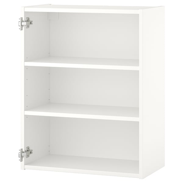 ENHET wall cb w 2 shelves, white, 60x30x75 cm