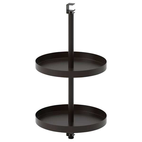 ENHET swivel shelf, anthracite, 40x21 cm