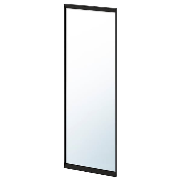 ENHET hanging mirror f frame, anthracite, 25x4.5x75 cm