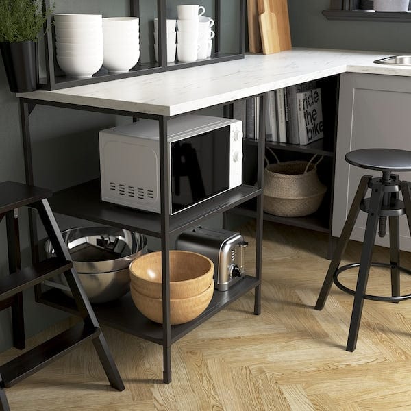Ikea ENHET - Base fr w shelves, anthracite, 60x60x75 cm