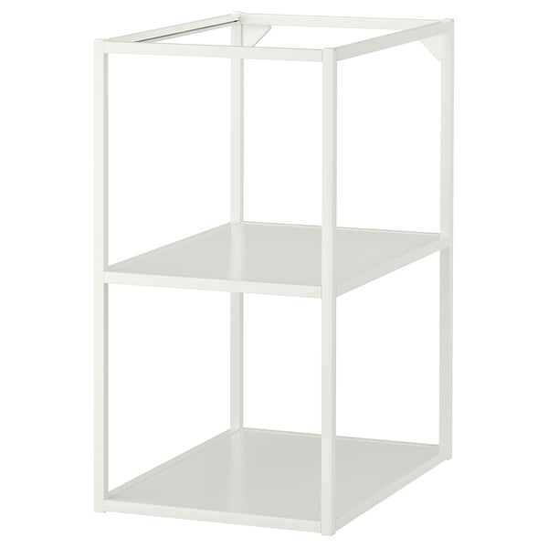 ENHET base fr w shelves, white, 40x60x75 cm