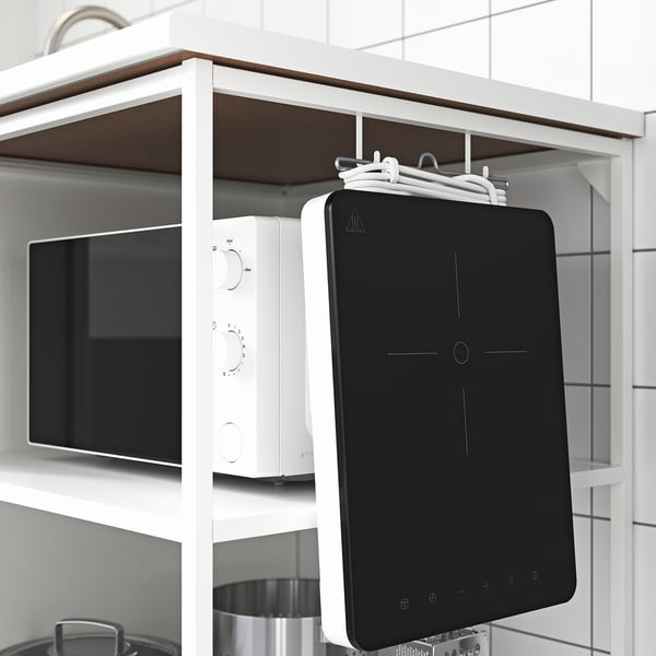 ENHET base fr w shelves, white, 40x60x75 cm